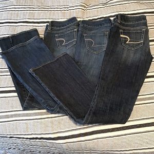 3 Pairs Jean bundle American Eagle size 0
